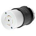 Hubbell Wiring Device-Kellems Locking Devices, Twist-Lock®, Industrial, Female Connector Body, 30A 3-PhaseWye 347/600V AC, L23-30R HBL2833